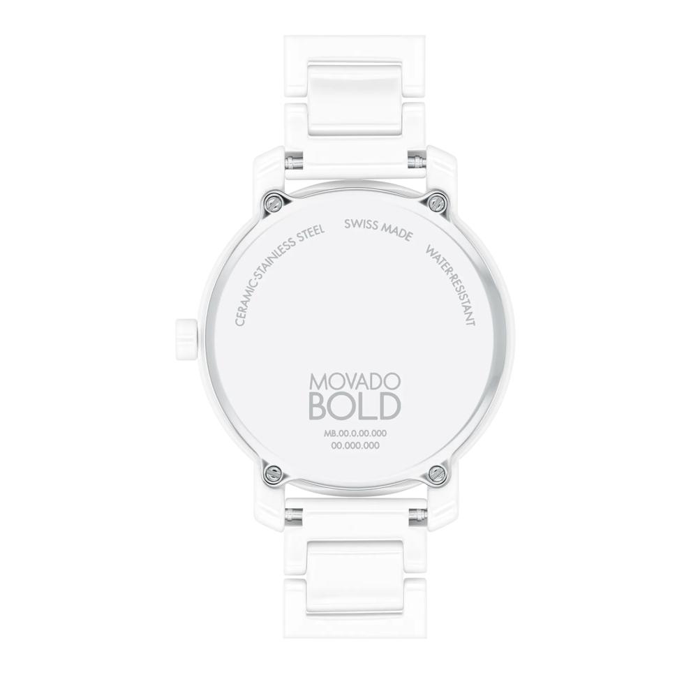 Ladies' Evolution 2.0 Watch White Ceramic, 34MM – Image 3 of 3