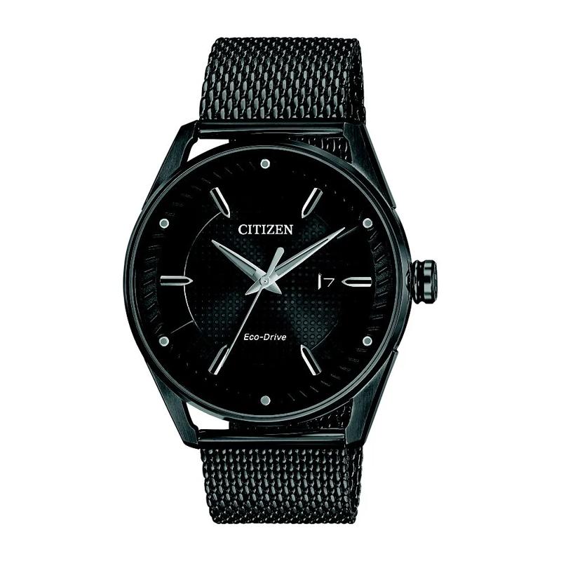Drive Mesh Men&rsquo;s Watch in Black Ion-Plated Stainless Steel – Image 1 of 1