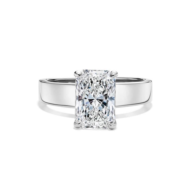 Collins Radiant-Cut Engagement Ring in 14K White Gold &#40;2 5/8 ct. tw.&#41; – Image 1 of 5