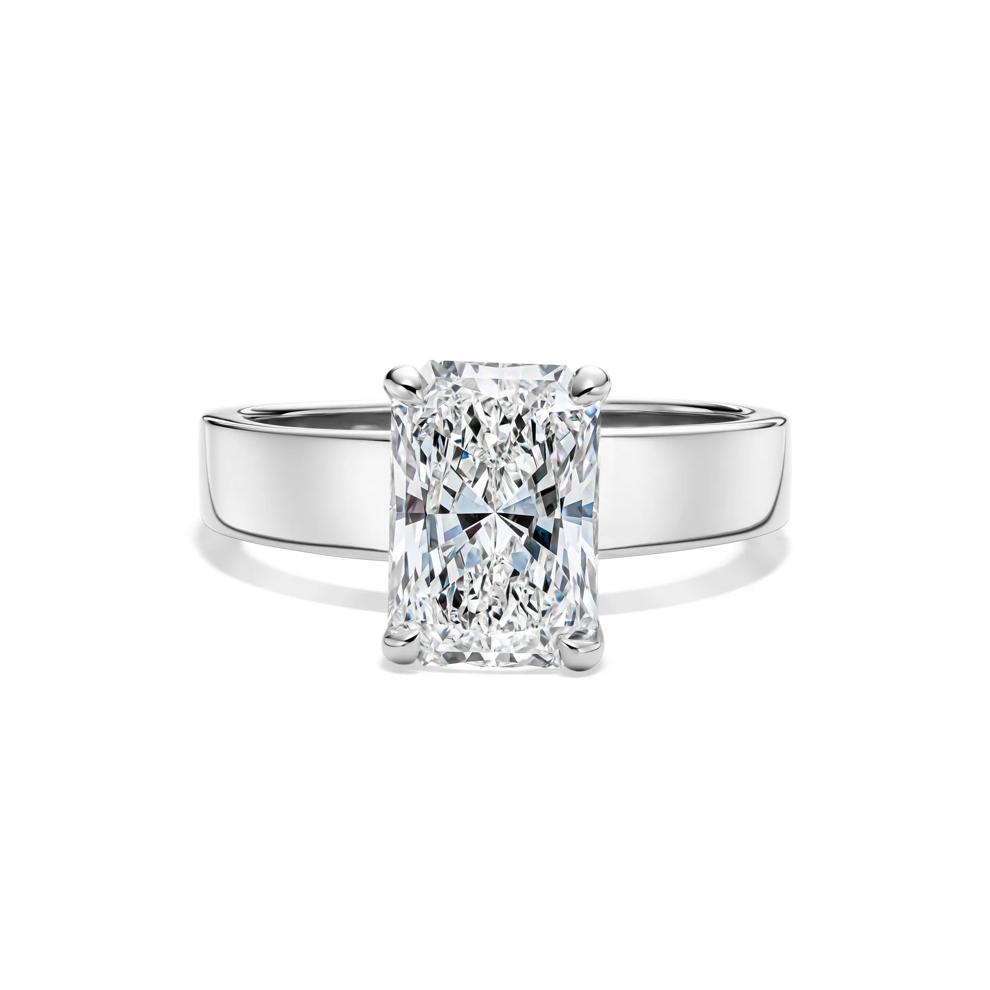 Collins Radiant-Cut Engagement Ring in 14K White Gold (2 5/8 ct. tw.) – Image 1 of 4