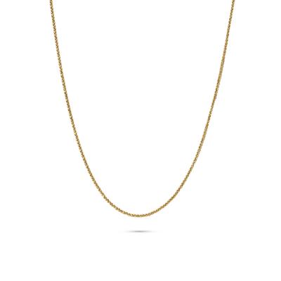 Square Dimensional Chain in 14K Gold