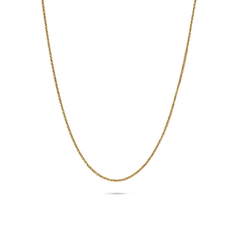 Square Dimensional Chain in 14K Yellow Gold, 18&quot; – Image 1 of 2