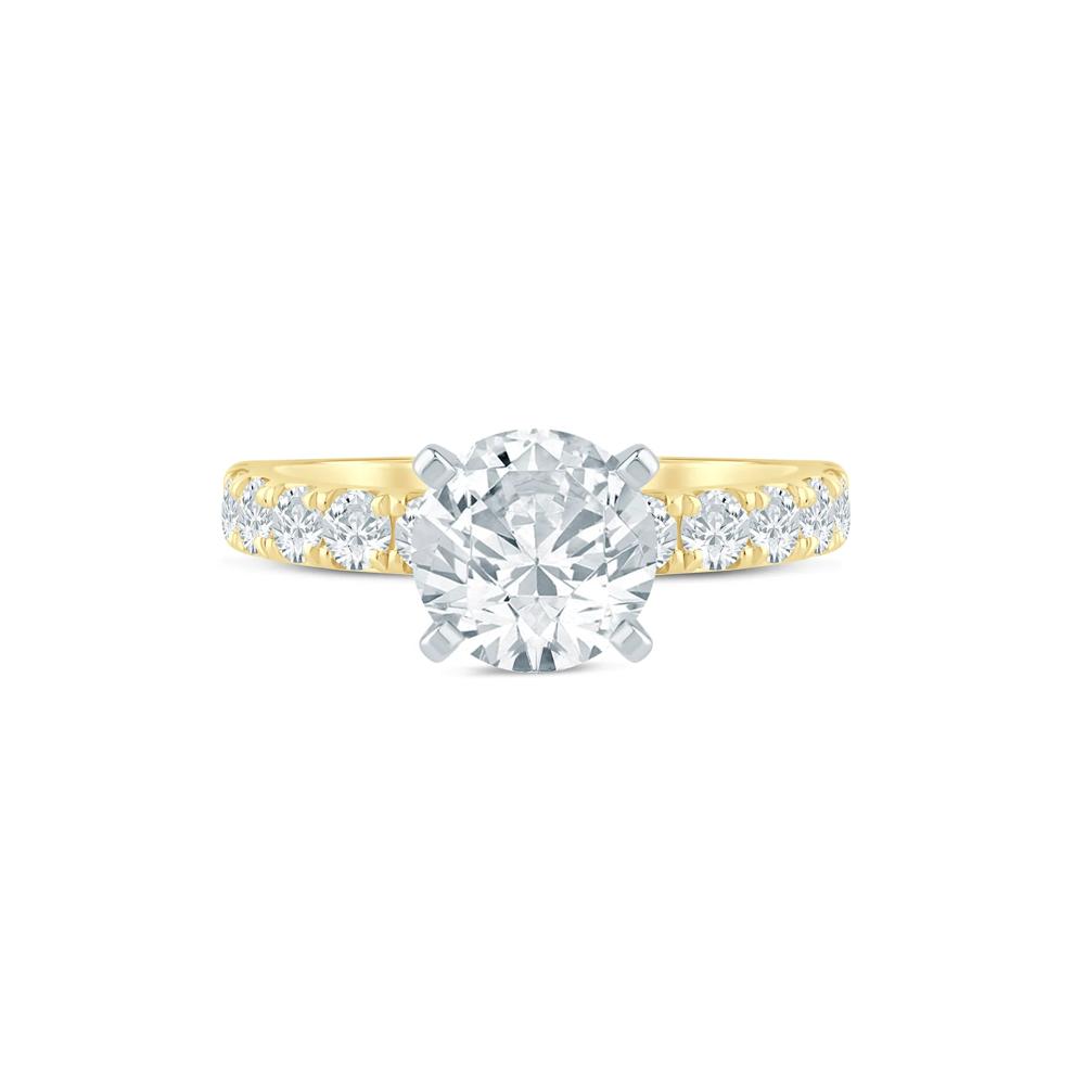 Diamond Semi-Mount Engagement Ring in 14K White and Yellow Gold (3/4 ct. tw.) (Setting Only) – Image 1 of 6