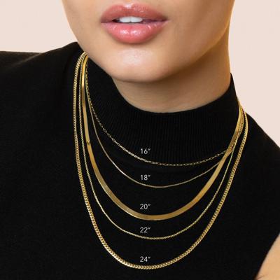 Adjustable Popcorn Chain in 10K White Gold, 1.15MM, 22"