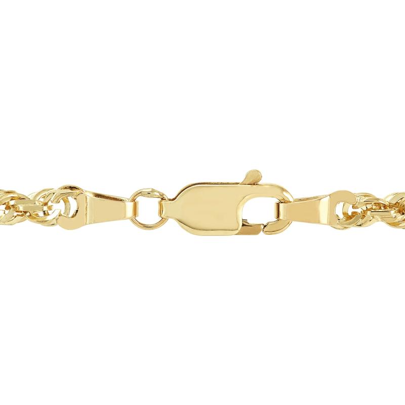 Pebbled Cross Pendant in 10K Yellow Gold – Image 3 of 3