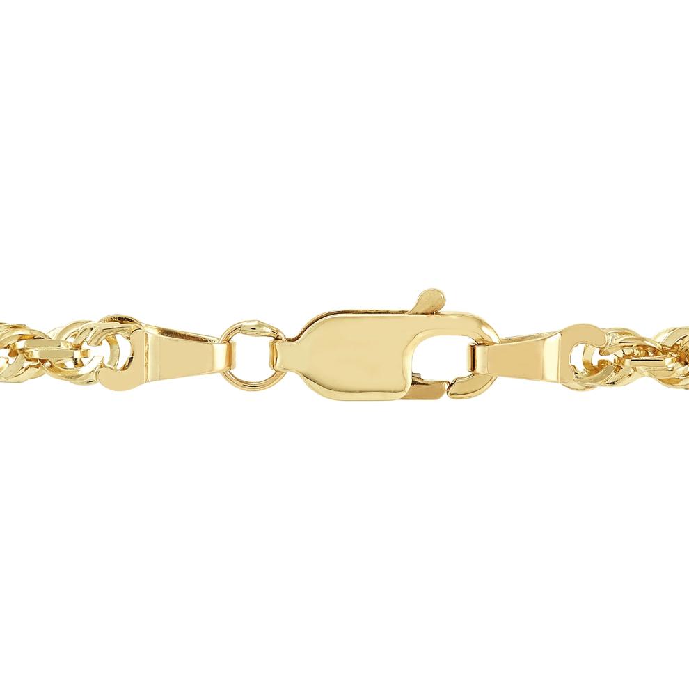 Pebbled Cross Pendant in 10K Yellow Gold – Image 3 of 3