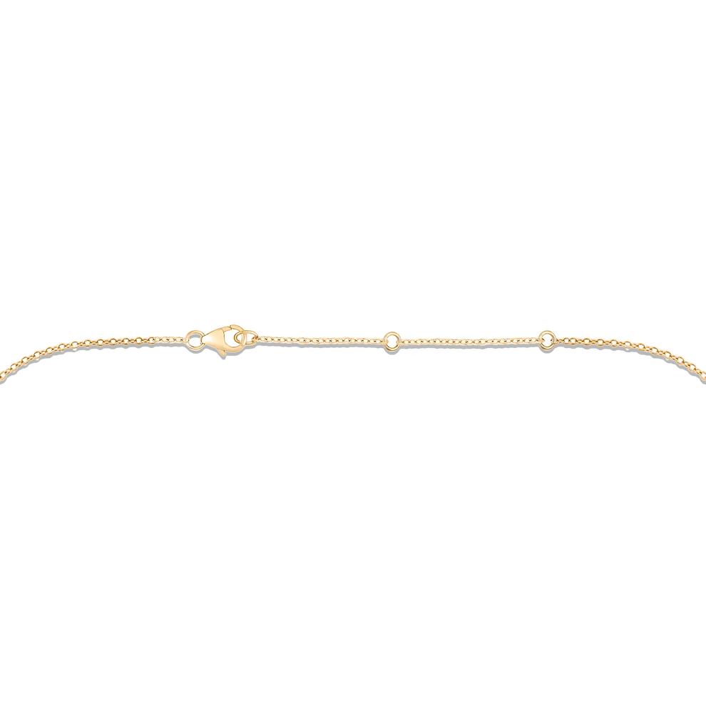 Diamond Round Solitaire Pendant in 14K Yellow Gold (1/2 ct.) – Image 2 of 4