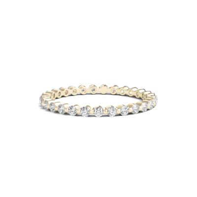 Round Brilliant-Cut Lab Grown Diamond Eternity Band in 14k Yellow Gold (1/2 ct. tw.)