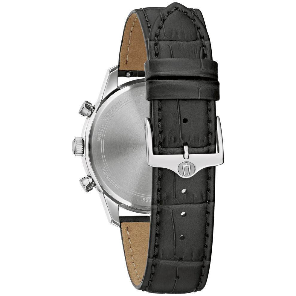 Gent's Sutton Watch in Black Leather – Image 3 of 3