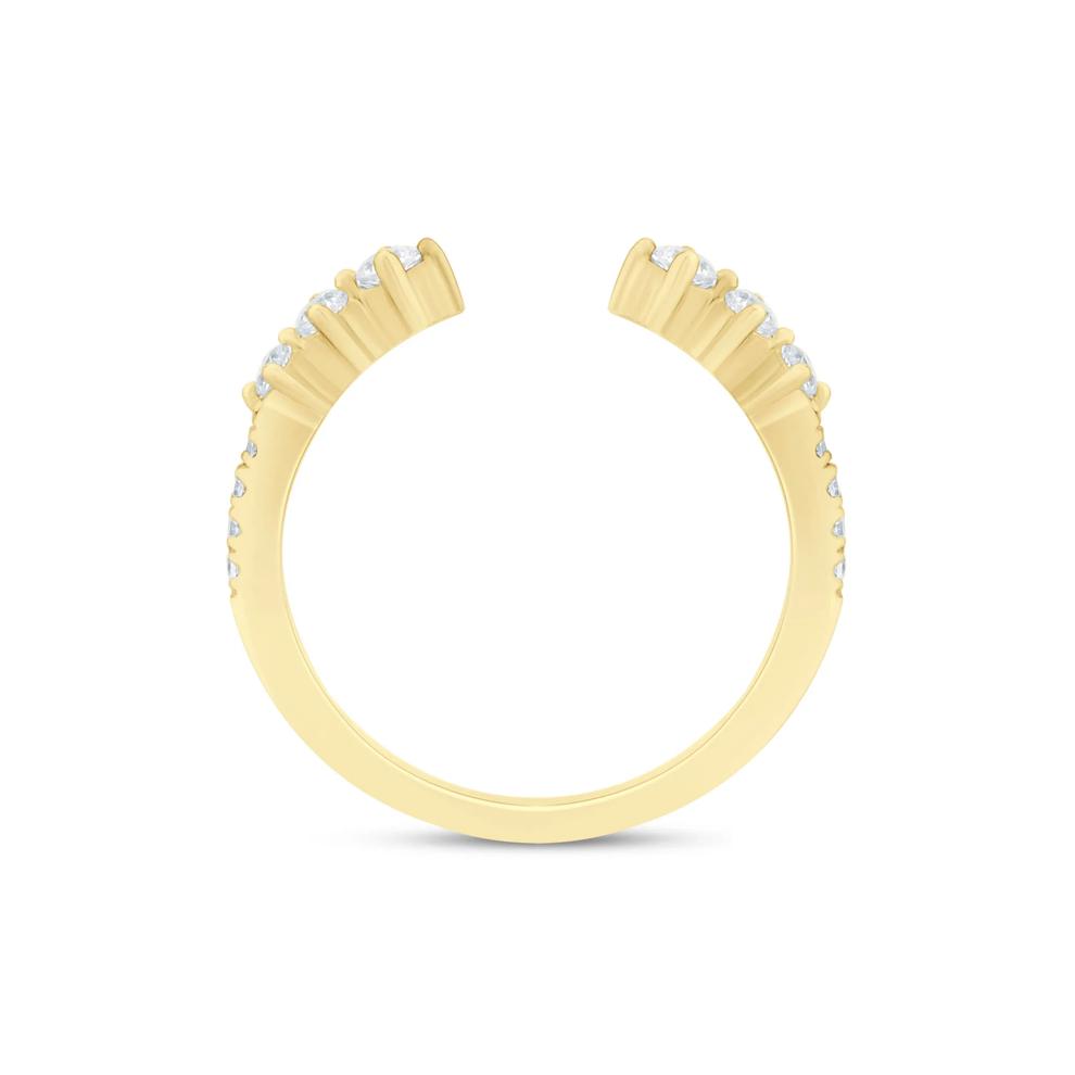 Lab Grown Diamond Open Band in 14K Yellow Gold (1/3 ct. tw.) – Image 2 of 3