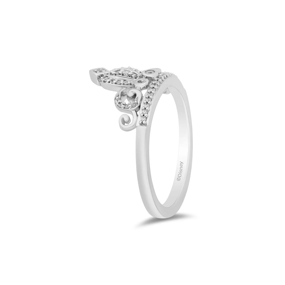 Cinderella Diamond Ring in Sterling Silver (1/7 ct. tw.) – Image 3 of 4