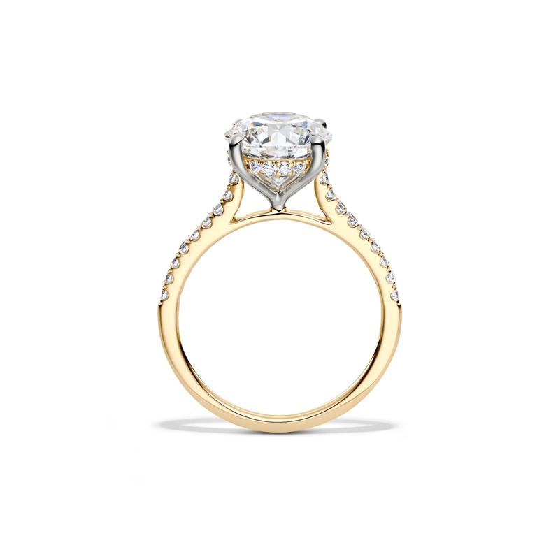 Lab Grown Diamond Wedding Set in 14K Yellow Gold &#40;3 &frac12; ct. tw.&#41; – Image 2 of 6