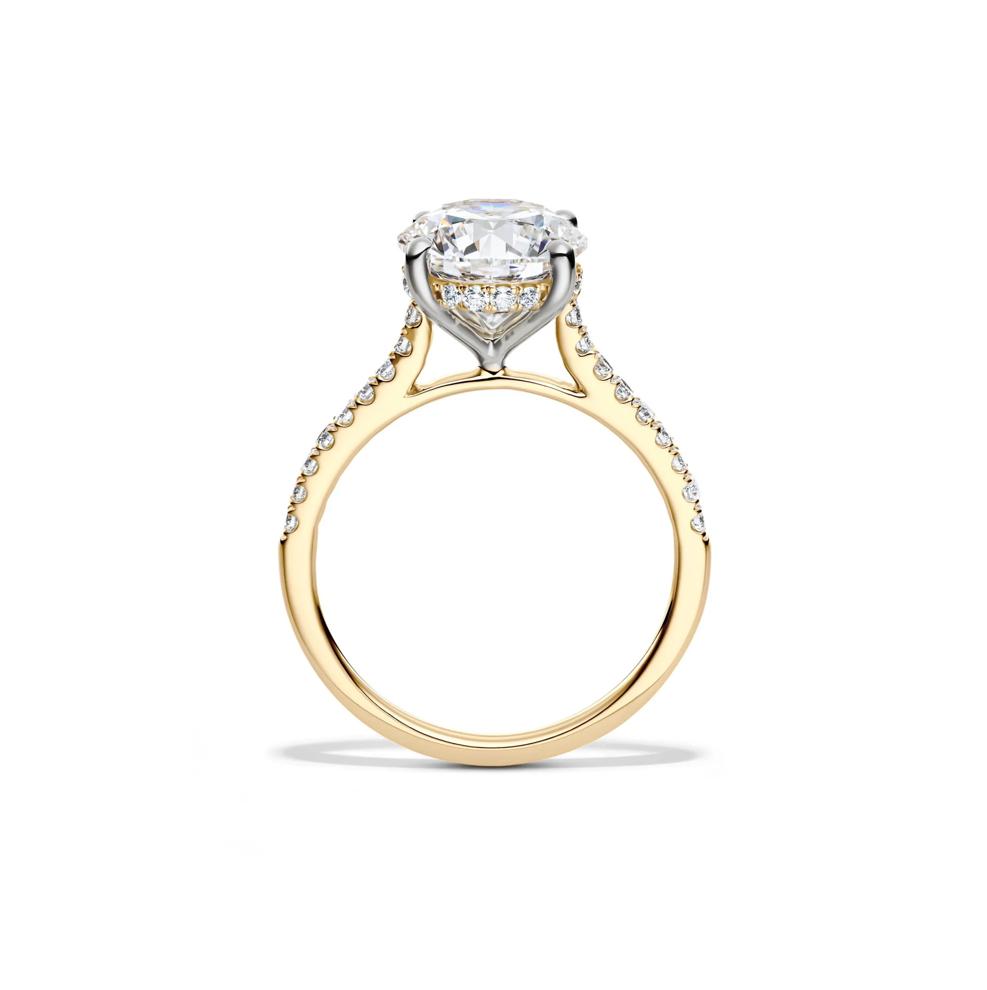 Lab Grown Diamond Wedding Set in 14K Yellow Gold (3 &frac12; ct. tw.) – Image 2 of 6