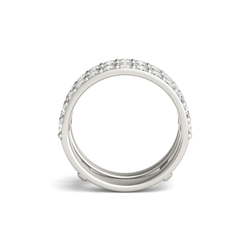Moissanite Ring Enhancer in 14K White Gold – Image 2 of 5