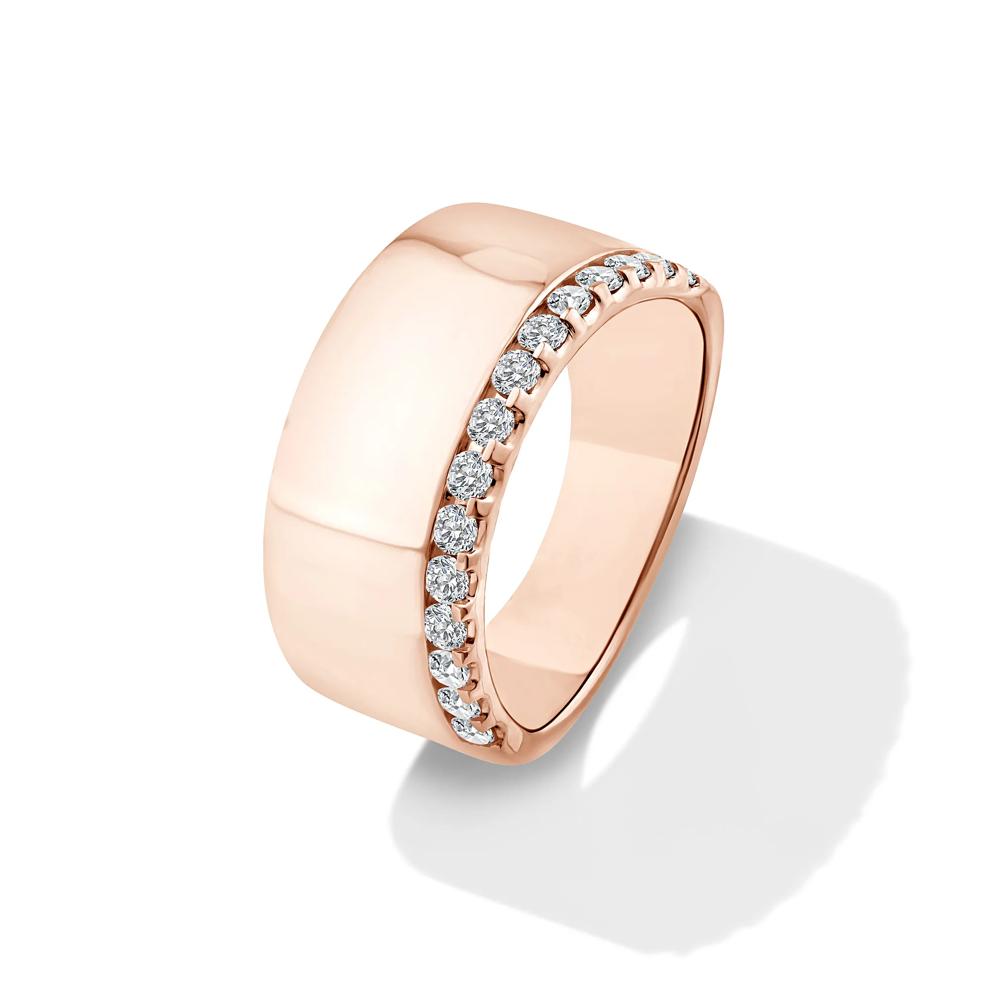 Lab Grown Diamond Single Row Bold Anniversary Band in 10K Rose Gold (3/8 ct. tw.) – Image 4 of 4