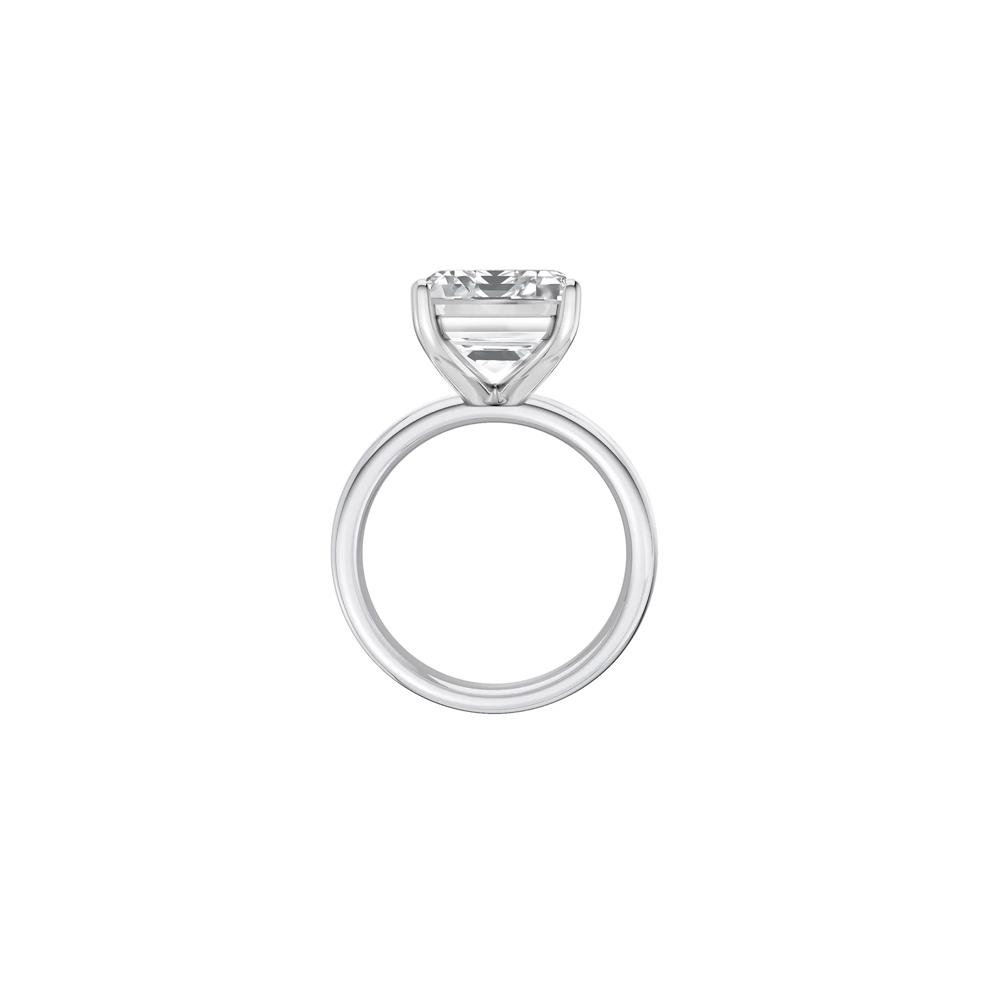 Lab Grown Diamond Emerald-Cut Solitaire Ring in 14K White Gold (9 ct.) – Image 2 of 4