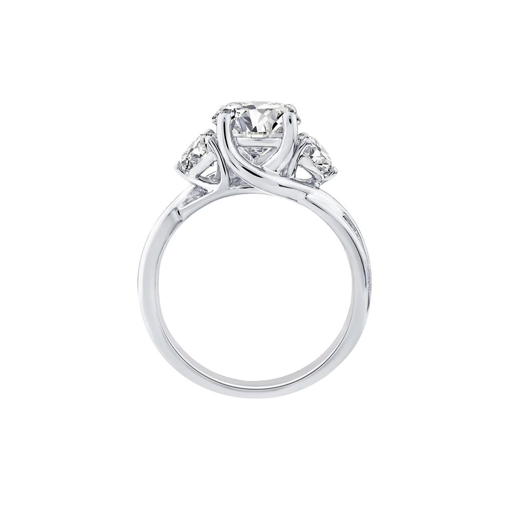 Lab Grown Diamond Three-Stone Engagement Ring in 10K White Gold (2 3/4 ct. tw.) – Image 2 of 3