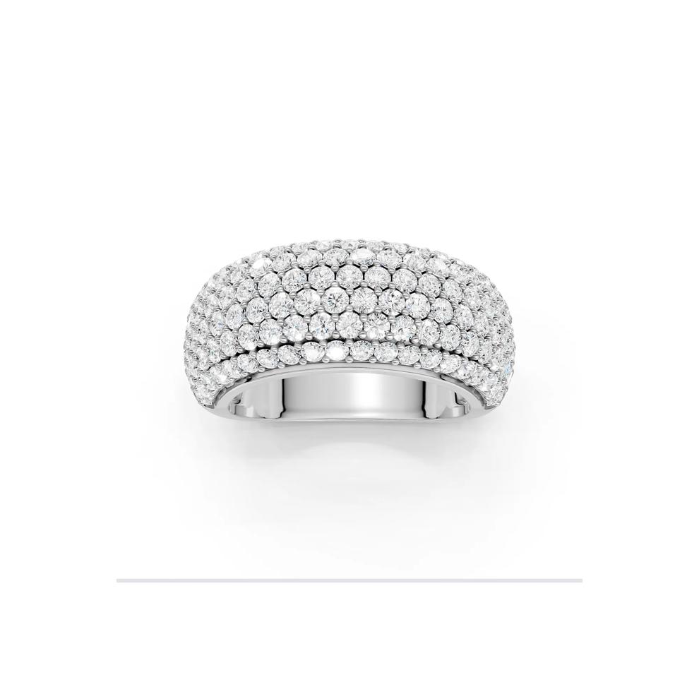 Lab Grown Diamond Pav&eacute; Band Ring in 14K White Gold (2 ct. tw.) – Image 1 of 4