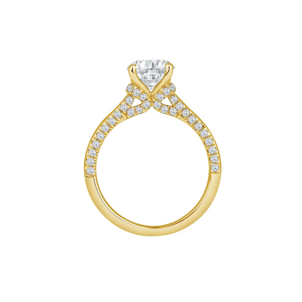 Abigail Lab Grown Diamond Engagement Ring in 14K Yellow Gold (2 ct. tw.) – Image 2 of 5