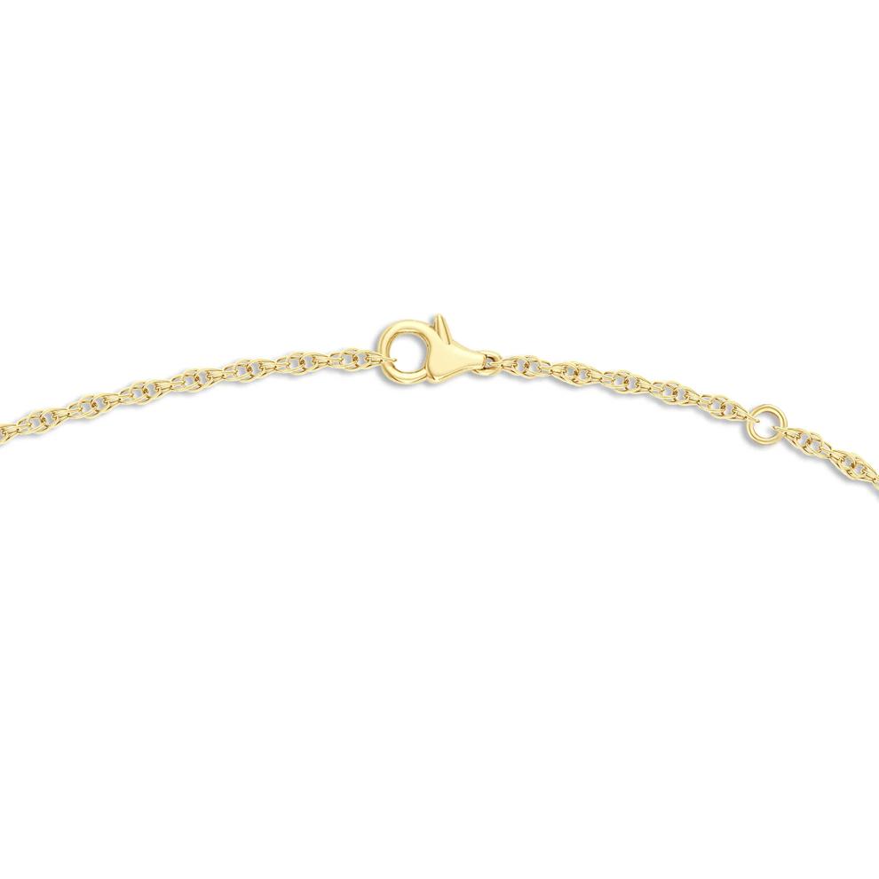 Lab Grown Diamond Frontal Necklace in 10K Yellow Gold (1 ct. tw.) – Image 2 of 4