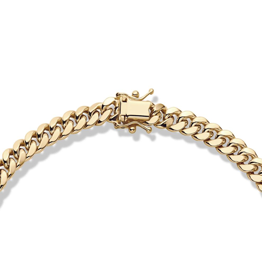 Men's Miami Cuban Link Chain in 14K Yellow Gold, 6.1MM, 24" – Image 3 of 5