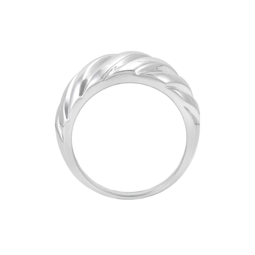 Wide Shrimp Texture Band in Sterling Silver – Image 2 of 3