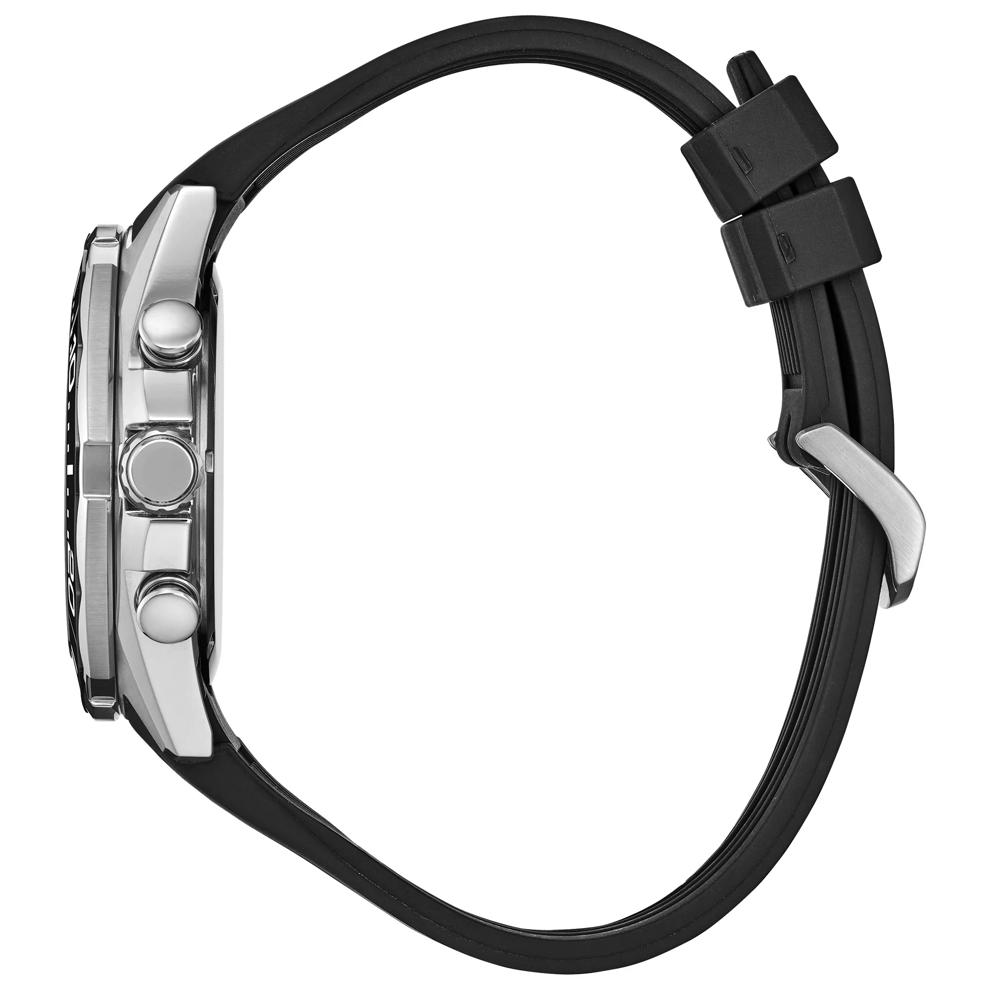 Men's Endeavor Chronograph Watch With a Black Polyurethane Strap – Image 2 of 3