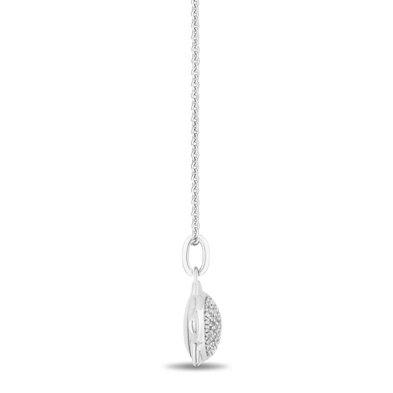 Wish Puff Star Diamond Pendant in Sterling Silver &#40;1/5 ct. tw.&#41; – Image 2 of 3