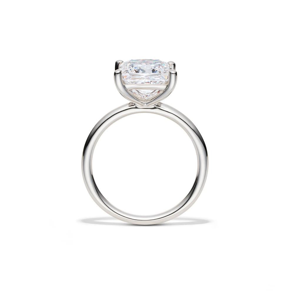 Lab Grown Diamond Princess-Cut Solitaire Engagement Ring in Platinum (4 ct.) – Image 2 of 4
