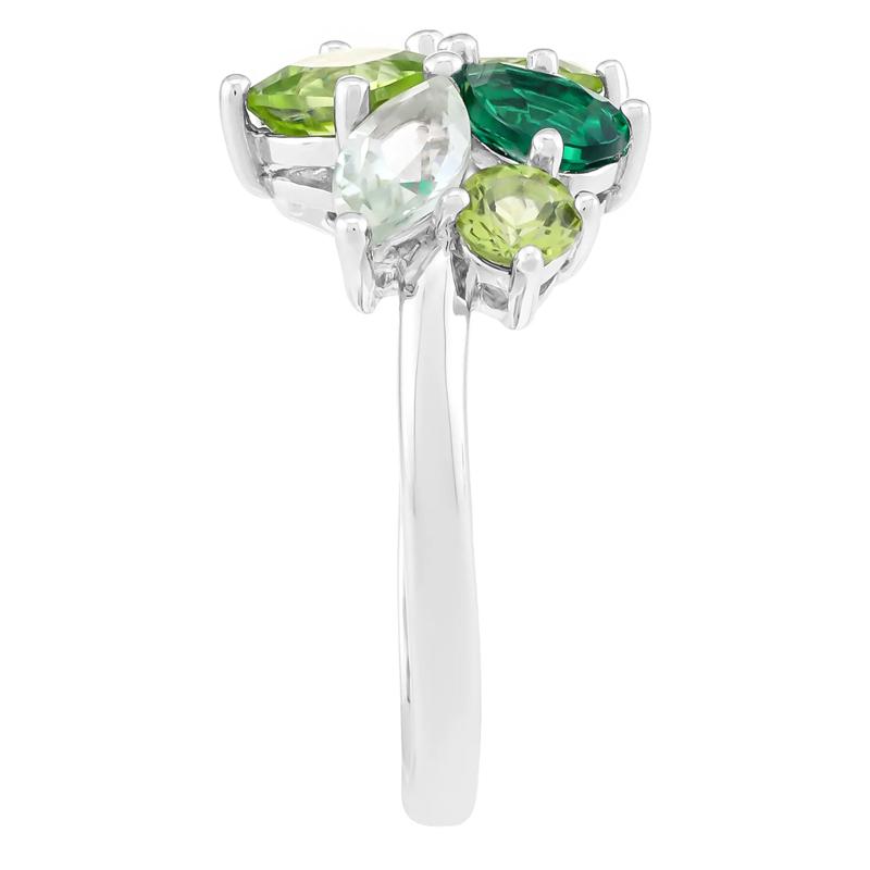Gemstone Multi-Cut Ring in Sterling Silver – Image 3 of 3
