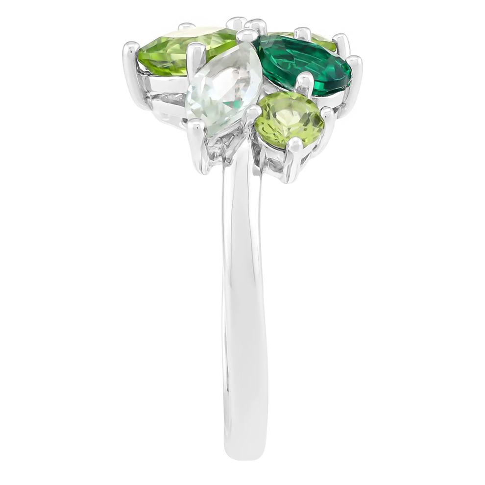Gemstone Multi-Cut Ring in Sterling Silver – Image 3 of 3