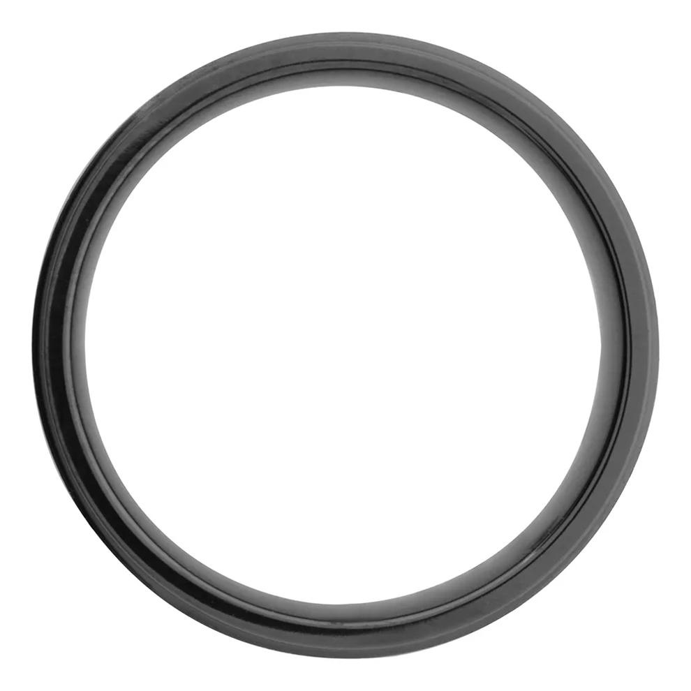 Men's Lapis Inlay Band in Black Zirconium, 8MM – Image 2 of 4