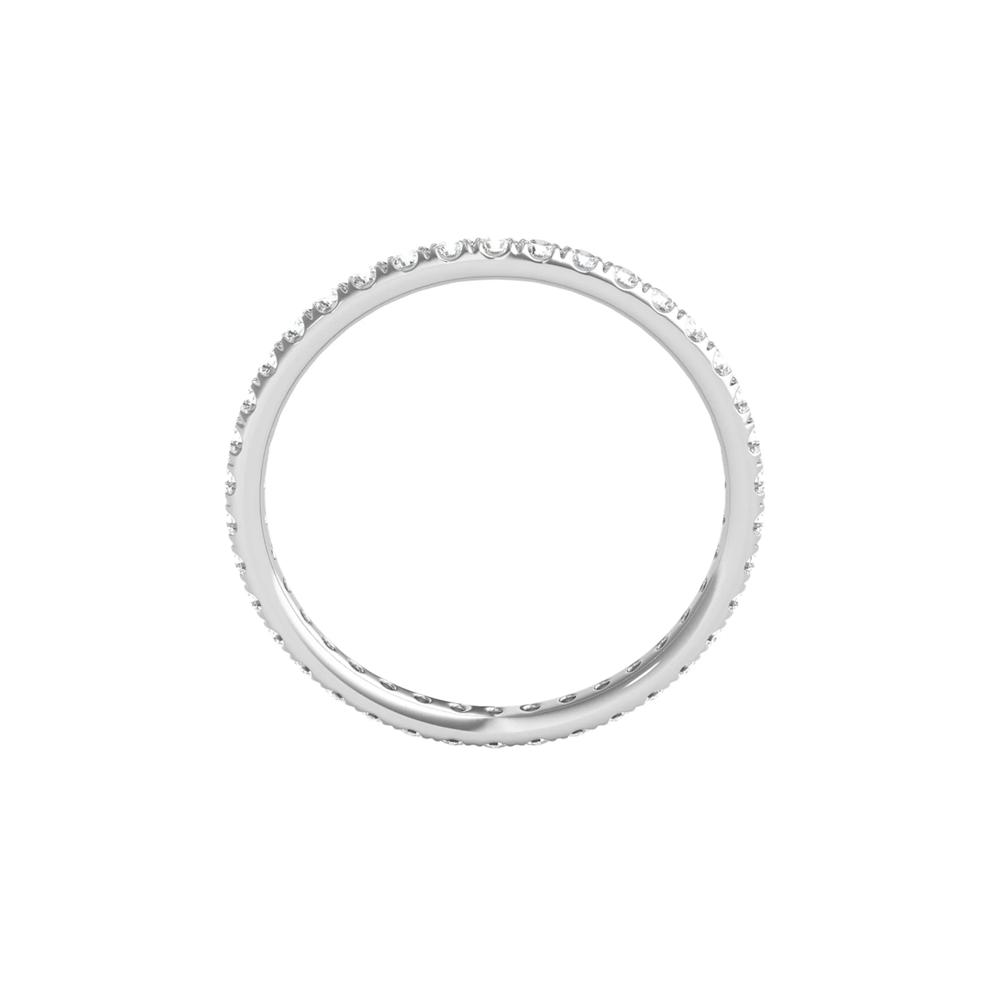 Lab Grown Diamond Comfort Fit Eternity Band in Platinum (1/2 ct. tw.)  – Image 2 of 3