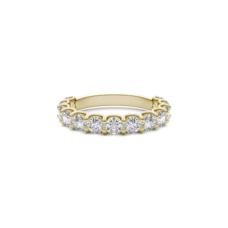 Lab Created Moissanite Band in 14K Yellow Gold – Image 5 of 6