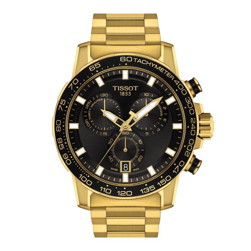 Men&#39;s Supersport Watch in Gold-Tone Stainless Steel, 45MM – Image 1 of 5