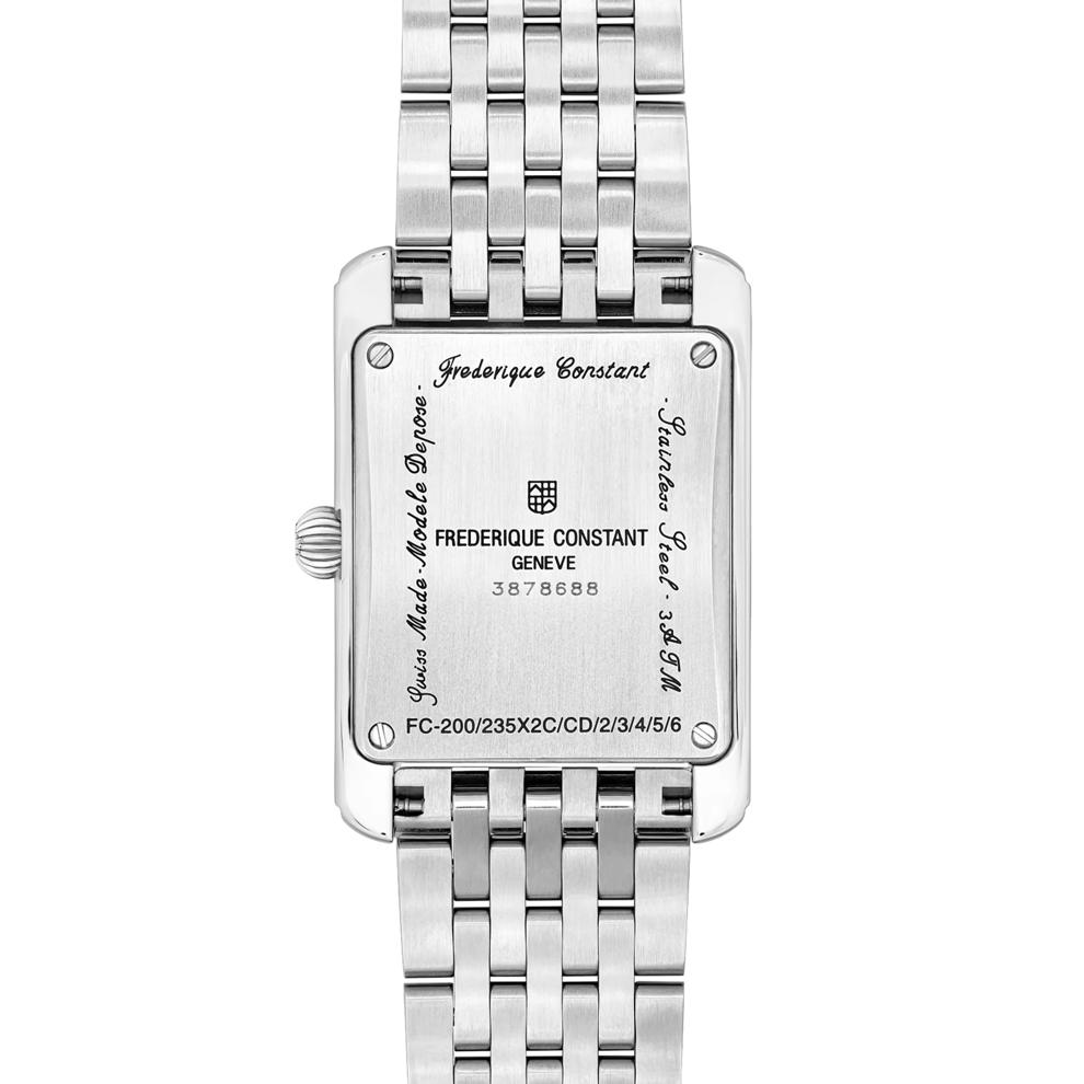 Ladies' Classics Carr&eacute;e Watch With a White Dial and Stainless Steel – Image 2 of 3