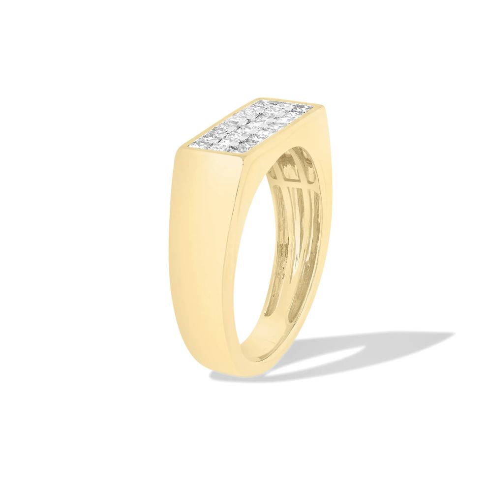Men's Lab Grown Diamond Band in 10K Yellow Gold (1 ct. tw.) – Image 3 of 4