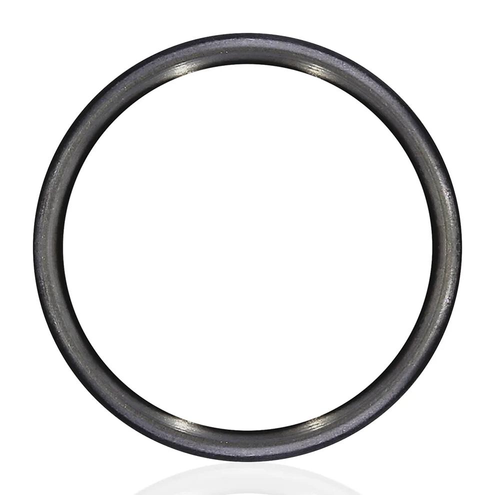 Men's Wirebrush Finish Band in Tantalum, 8MM – Image 2 of 3