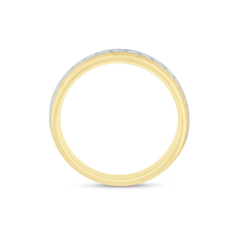 Men's 1/2 ct. tw. Diamond Band in 10K Yellow Gold – Image 2 of 5