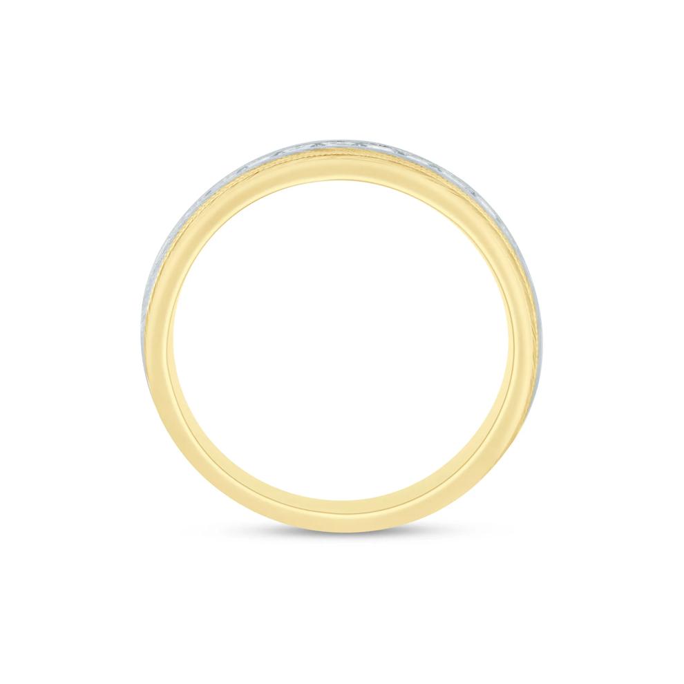 Men's 1/2 ct. tw. Diamond Band in 10K Yellow Gold – Image 2 of 5