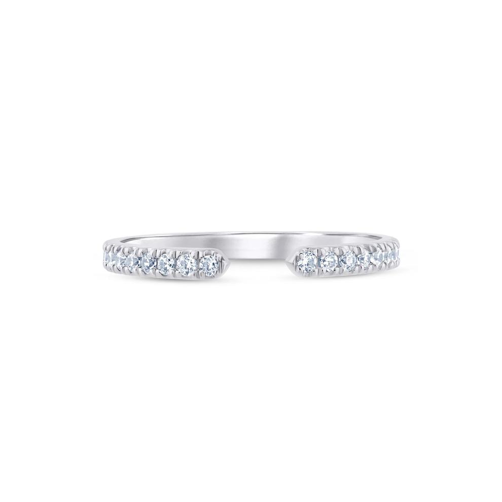Lab Grown Diamond Open Band in  Platinum (1/4 ct. tw.) – Image 1 of 3