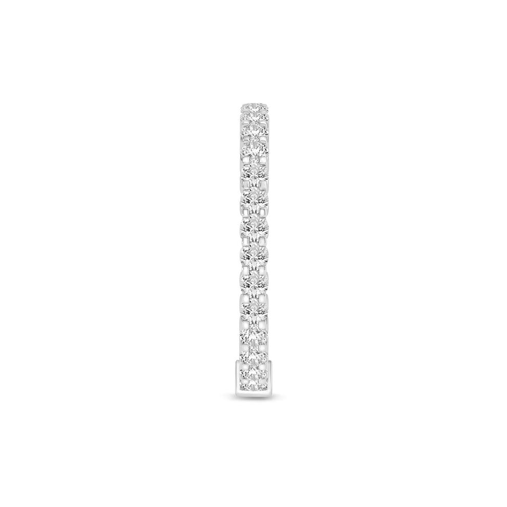 Round-Cut Sizeable Diamond Eternity Band in 14k White Gold (1 ct. tw.) – Image 3 of 3