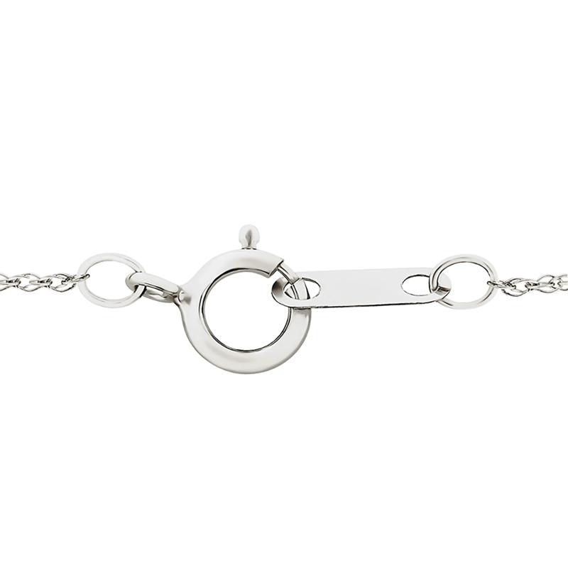 Diamond Cross Pendant in 10K White Gold &#40;1/7 ct. tw.&#41; – Image 3 of 3