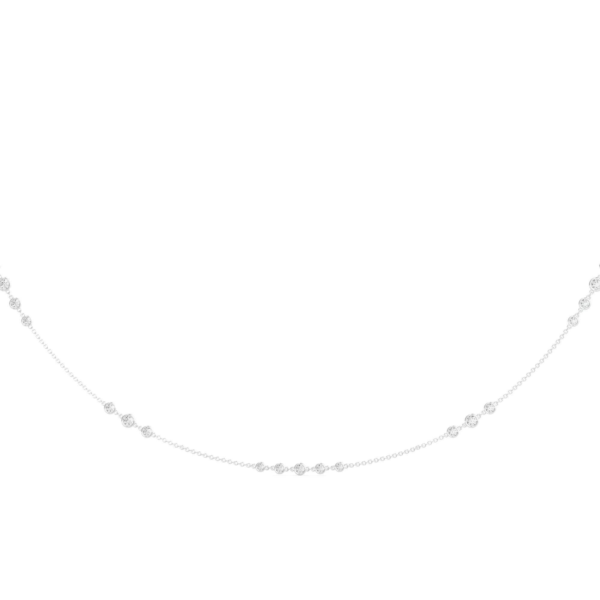 Embrace the splendor of this timeless 5-carat opera necklace; an ...