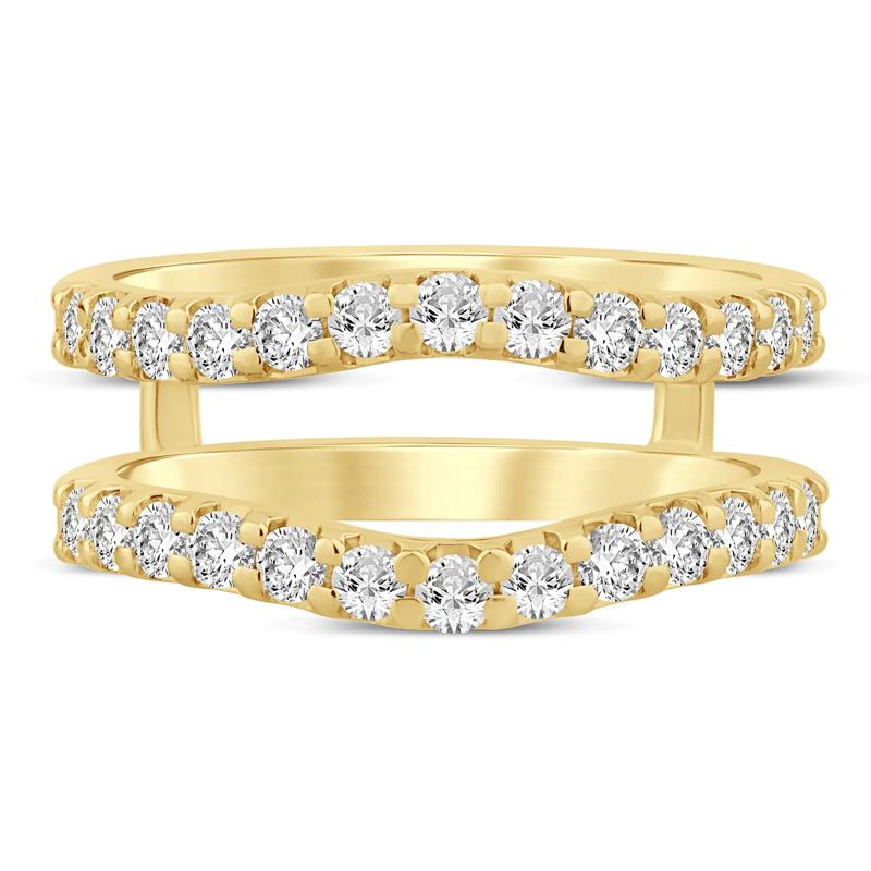 Diamond Chevron Insert in 14K Yellow Gold – Image 1 of 3