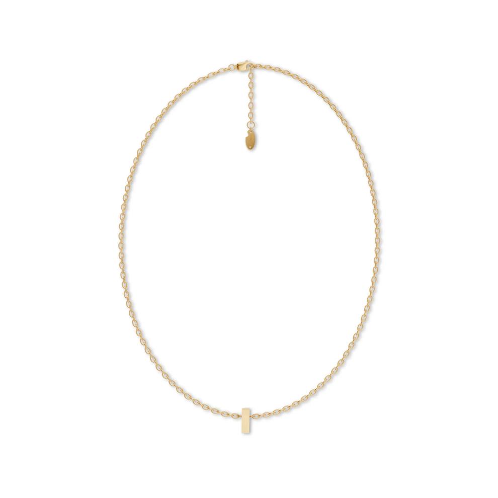 Men's Hex Nut Pendant Necklace in Vermeil – Image 3 of 4