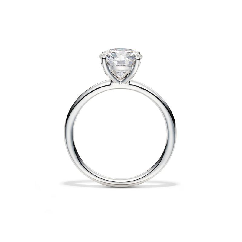 Lab Grown Diamond Round Solitaire Engagement Ring in 14K White Gold &#40;2 ct.&#41; – Image 2 of 4