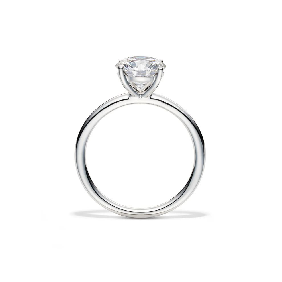 Lab Grown Diamond Round Solitaire Engagement Ring in 14K White Gold (2 ct.) – Image 2 of 4