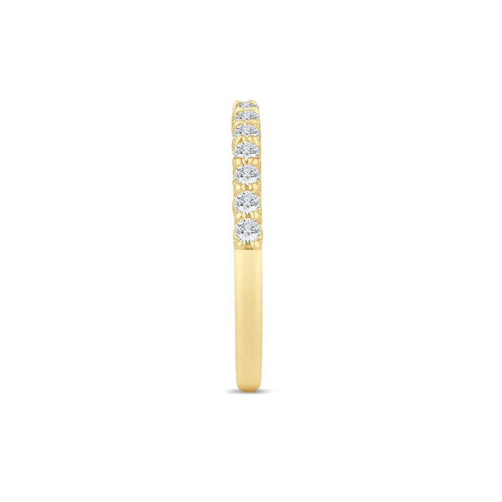 Lab Grown Diamond Wedding Band in 14K Yellow Gold (1/2 ct. tw.) – Image 3 of 3