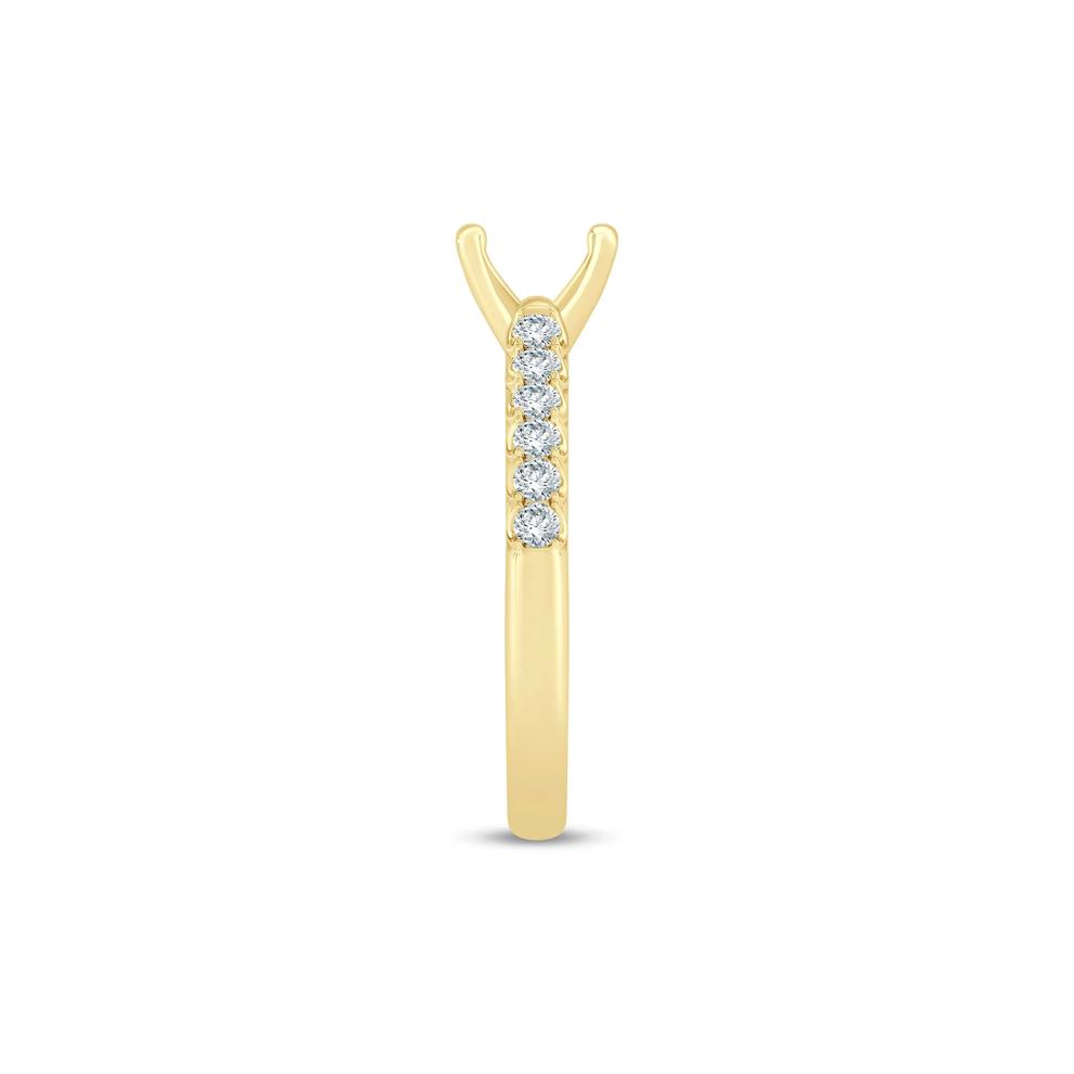 Lab Grown Diamond Semi-Mount Ring in 14K Yellow Gold (1/2 ct. tw.) – Image 6 of 6